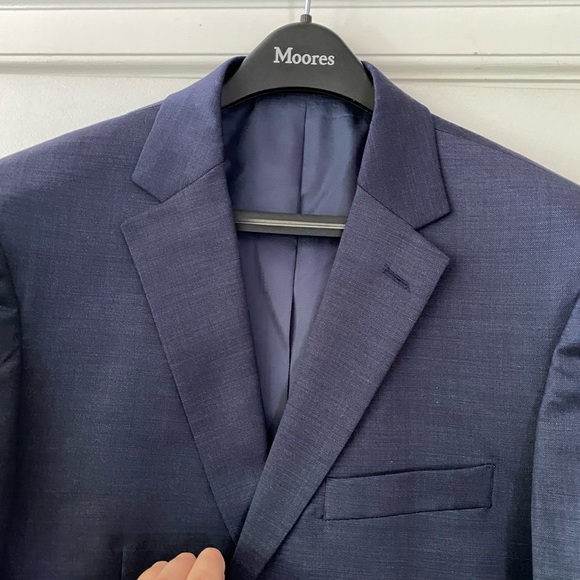 Kenneth Cole Navy Suit Blazer Jacket sz 42R - Picture 3 of 13